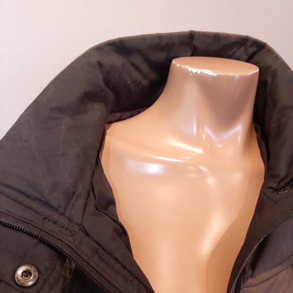 Novelti Winter Parka Coat Mid Length Insulated Puffer Womens Plus Size 1X Brown - Picture 10 of 15